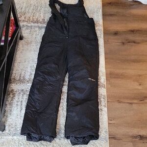Women's Black Snow Bib Overalls